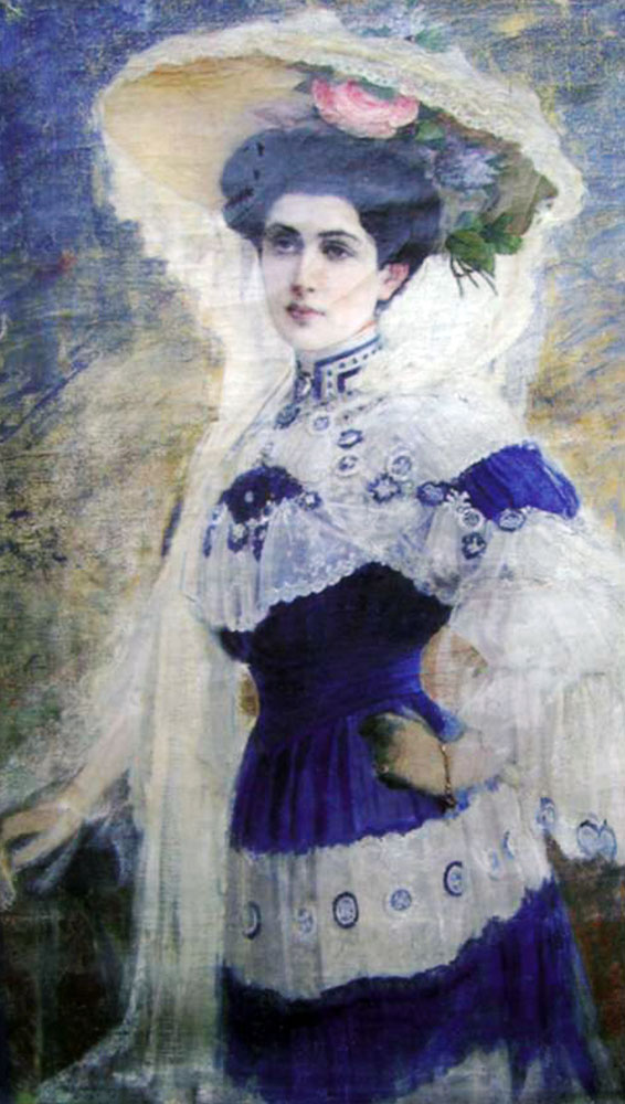 «Дама у блакитному». 1890-і рр. Полотно, олія